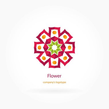 Vintage güzel dairesel logo