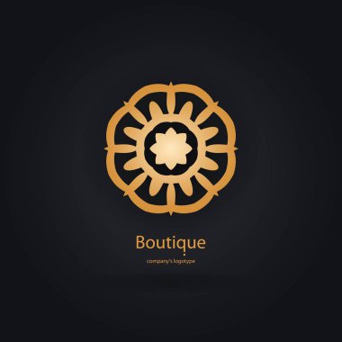  Bir çiçek şeklinde logo 