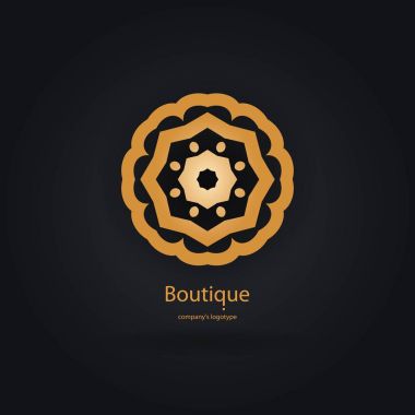  Bir çiçek şeklinde logo 