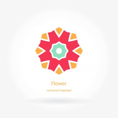 Vintage güzel dairesel logo