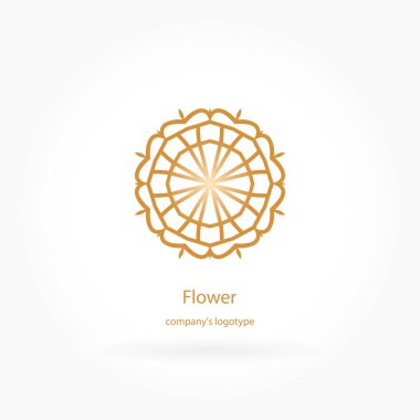  Bir çiçek şeklinde logo 