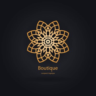  Bir çiçek şeklinde logo 