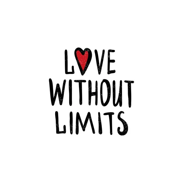 Love without limits — Stock Vector