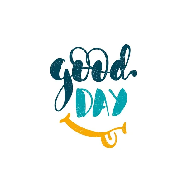 Good day. Smile. — Stock Vector