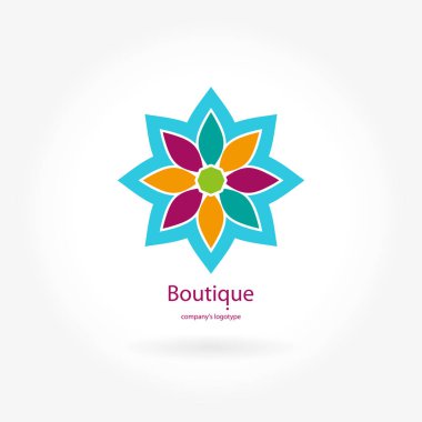 Vintage güzel dairesel logo