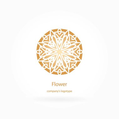  Bir çiçek şeklinde logo 