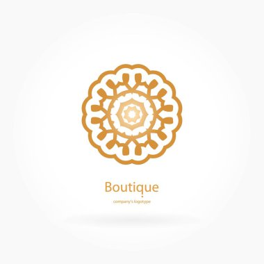  Bir çiçek şeklinde logo 