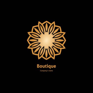  Bir çiçek şeklinde logo 