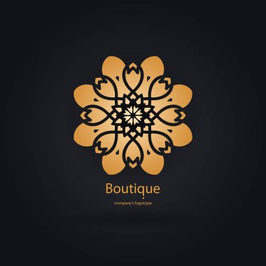  Bir çiçek şeklinde logo 