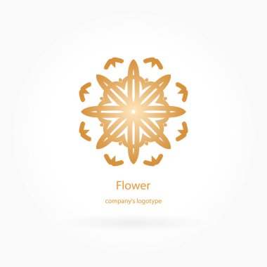  Bir çiçek şeklinde logo 