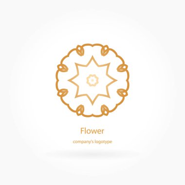 Bir çiçek şeklinde logo 