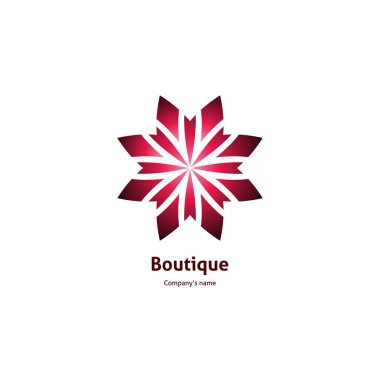 Vintage güzel dairesel logo