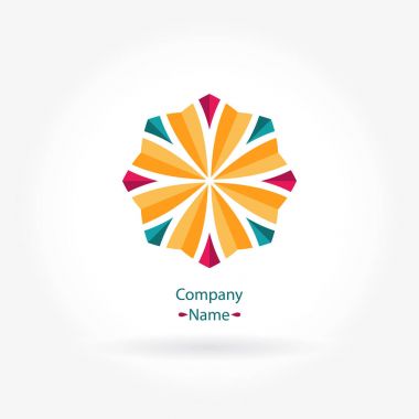 Vintage güzel dairesel logo