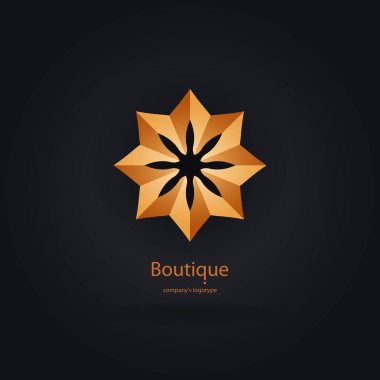  Bir çiçek şeklinde logo 