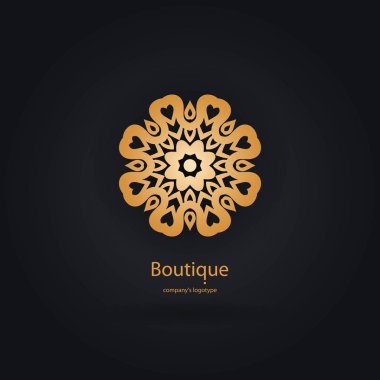  Bir çiçek şeklinde logo 