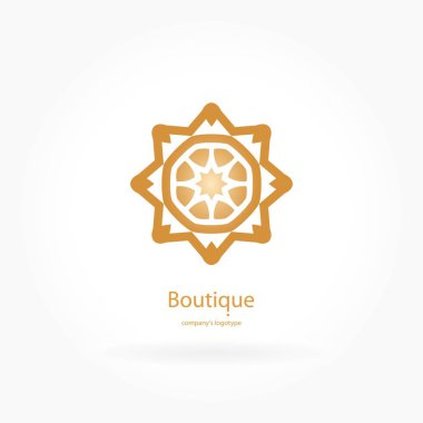  Bir çiçek şeklinde logo 