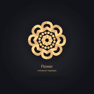  Bir çiçek şeklinde logo 
