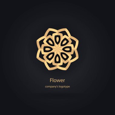  Bir çiçek şeklinde logo 