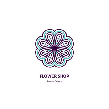 Vintage güzel dairesel logo