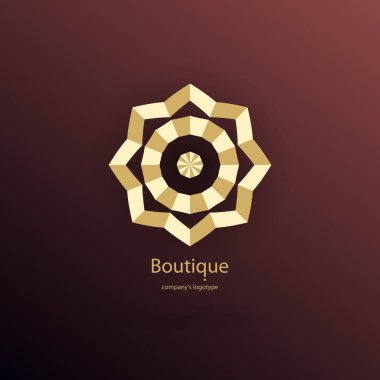  Bir çiçek şeklinde logo 