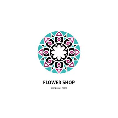 Vintage güzel dairesel logo