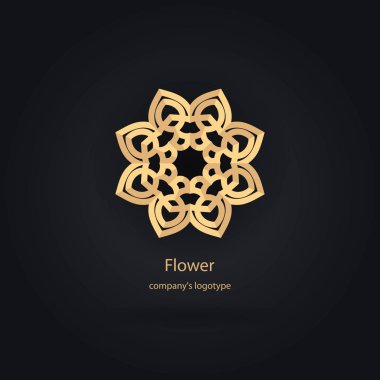  Bir çiçek şeklinde logo 
