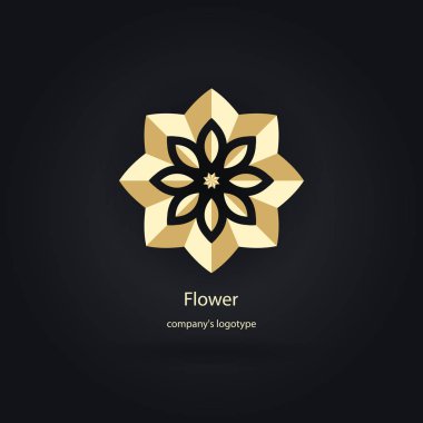  Bir çiçek şeklinde logo 