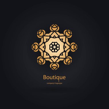  Bir çiçek şeklinde logo 