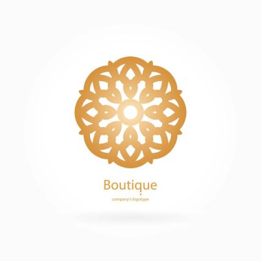  Bir çiçek şeklinde logo 