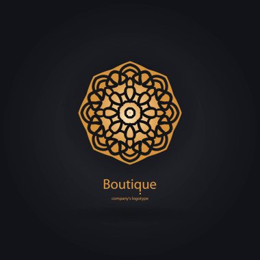  Bir çiçek şeklinde logo 