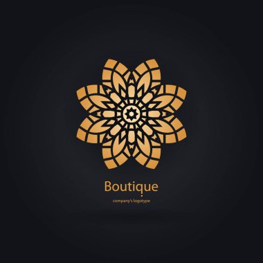  Bir çiçek şeklinde logo 