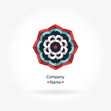 Vintage güzel dairesel logo