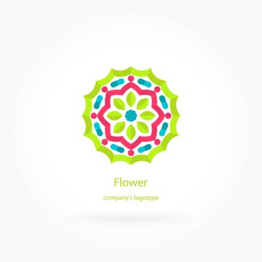 Vintage güzel dairesel logo