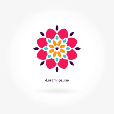 Vintage güzel dairesel logo