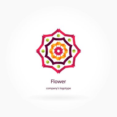 Vintage güzel dairesel logo