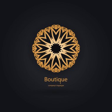  Bir çiçek şeklinde logo 