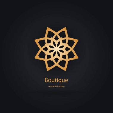  Bir çiçek şeklinde logo 