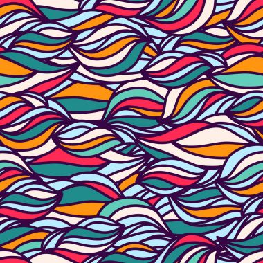 kesintisiz deniz dalgaları desen