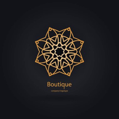  Bir çiçek şeklinde logo 