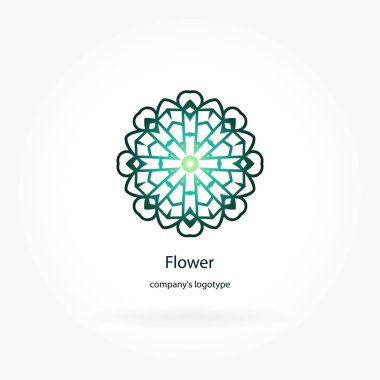 Vintage güzel dairesel logo