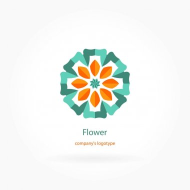 Vintage güzel dairesel logo