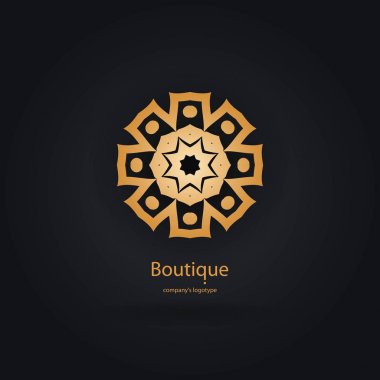  Bir çiçek şeklinde logo 