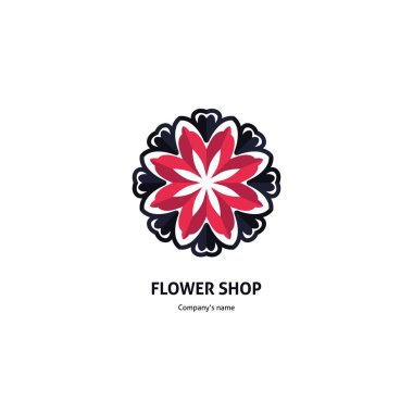 Vintage güzel dairesel logo