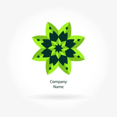 Vintage güzel dairesel logo