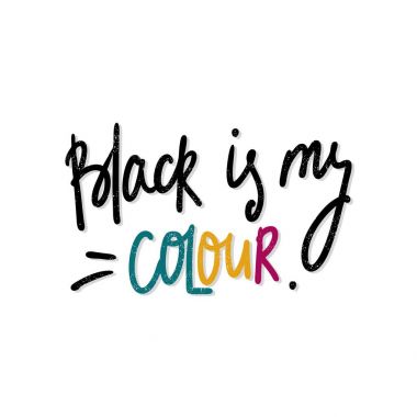 Benim renk yazı siyahtır