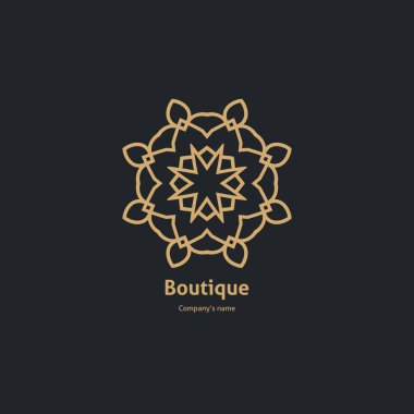  Bir çiçek şeklinde logo 