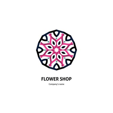 Vintage güzel dairesel logo