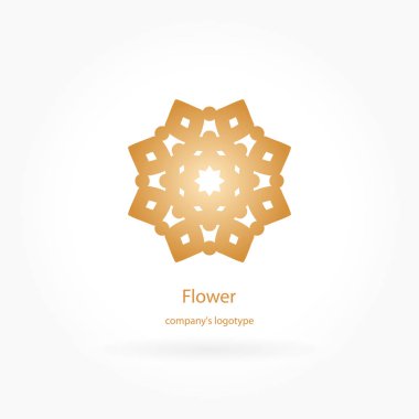  Bir çiçek şeklinde logo 