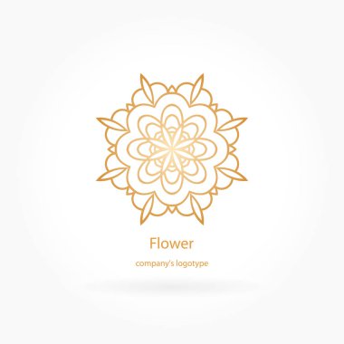  Bir çiçek şeklinde logo 