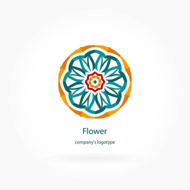 Vintage güzel dairesel logo